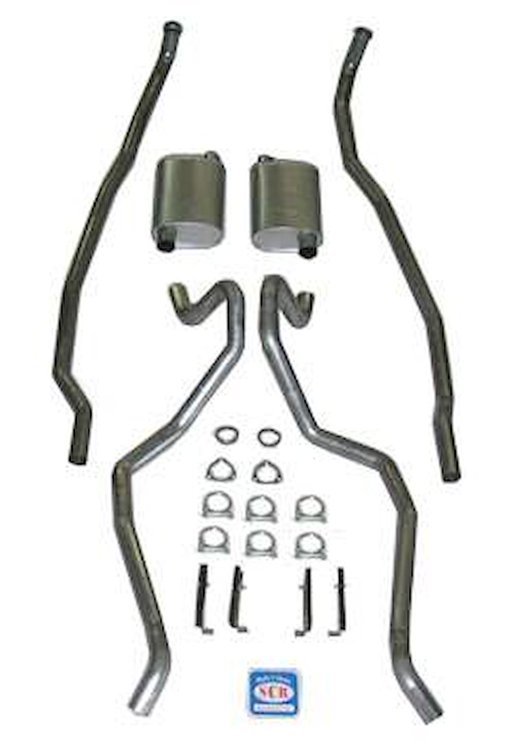 73063S 1965-66 Chevrolet Full-Size Exhaust System, 304 Stainless Steel