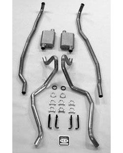 73064S 1965-66 Chevrolet Full-Size Exhaust System, 304 Stainless Steel