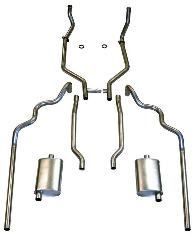 83001 1963-64 Full-Size Ford 352 & 390 CID Dual Turbo Exhaust System