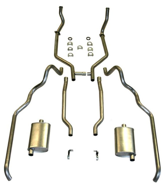 83002 1963-64 Full-Size Ford 352 & 390 CID Dual Turbo Exhaust System