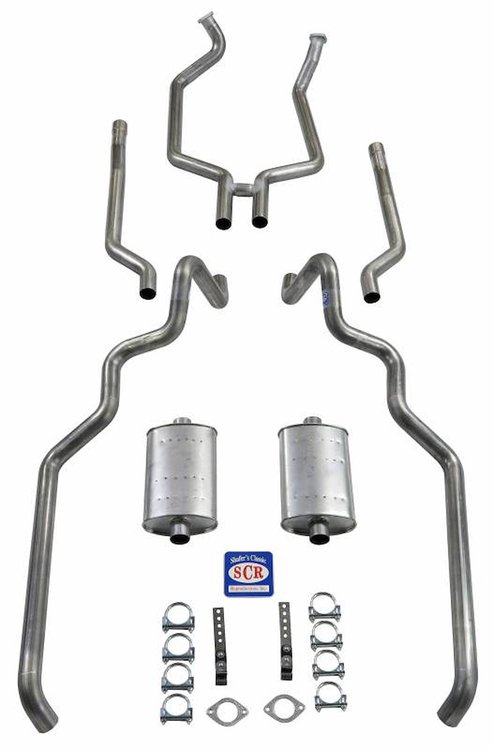 83017 2-1/2 in. Turbo Exhaust System for 1963-1964 Full Size Ford