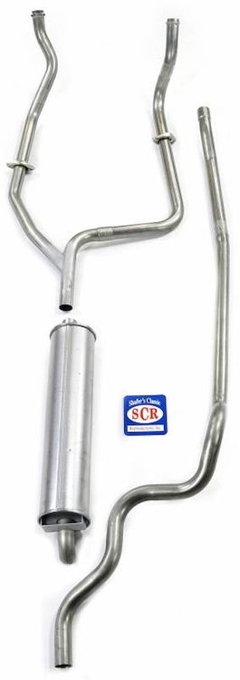 83026 1963-64 Full-Size Ford 2 in. Single Exhaust system