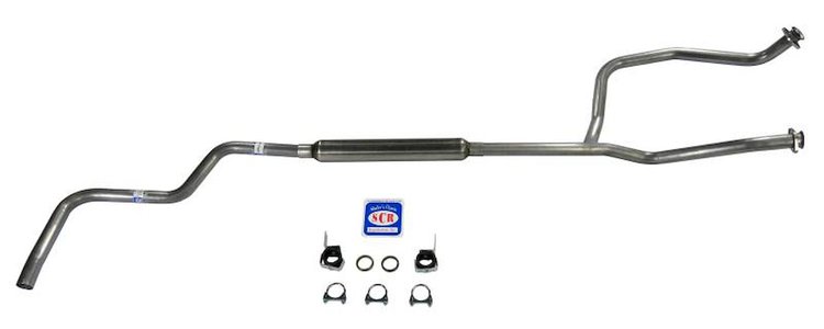 84004 1966-1974 Bronco V8 302 Single Exhaust System