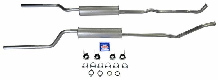 84009 1966-1974 Bronco V8 302 Dual Exhaust System
