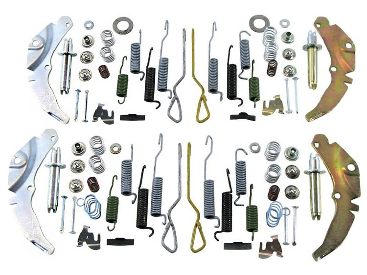 BHK002 1955-1958 Chevrolet Full-Size Brake Hardware Kit, Front & Rear
