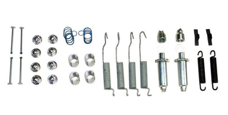 BHK904 1953-1962 Chevrolet Corvette Brake Hardware Kit, Rear