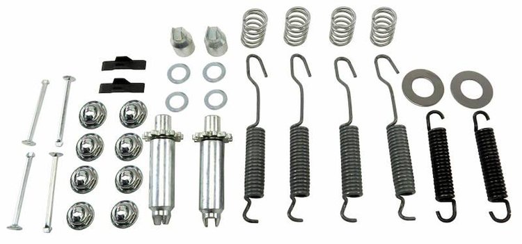BHKF01 1951-1958 Chevrolet Full-Size Brake Hardware Kit, Front Only