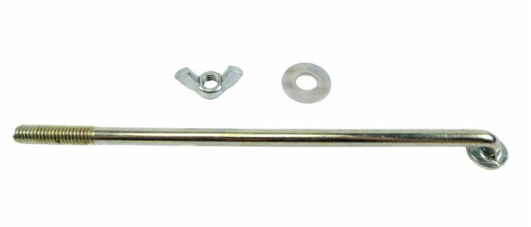 BHR001 1957-1958 Chevrolet Full-Size Battery Hold Down Bolt, Washer & Wing Nut