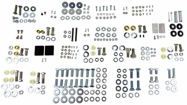 CBK001 1955-1957 Chevrolet Full-Size Convertible Top Bolt Kit