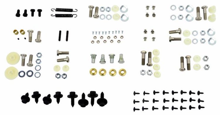 CBK300 1964-66 Pontiac GTO & Chevelle Convertible Top Bolt Kit
