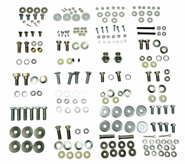 CBK401 1959-1960 Chevrolet Full-Size Convertible Top Bolt Kit