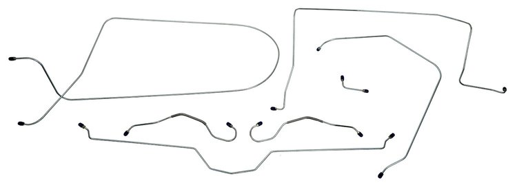 CBL904 Early 1965 Chevrolet Corvette Full Brake Line Set