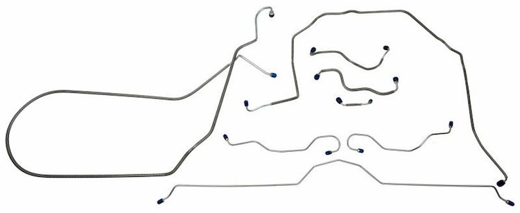 CBL914 1970-1973 Chevrolet Corvette Full Brake Line Set