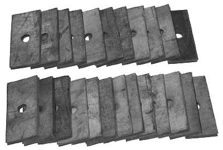 CRP400 1958-1964 Chevrolet Full-Size Pinch-Rail Pads