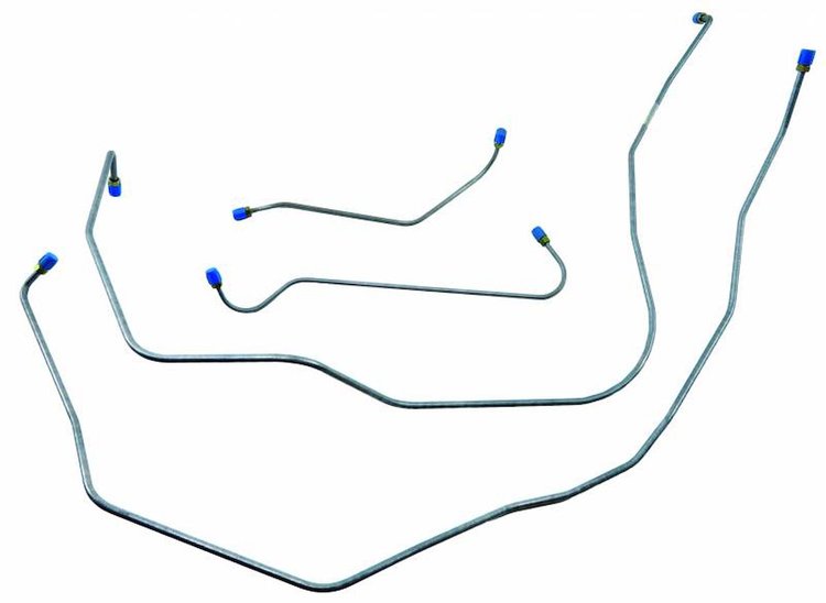 FBL005S 1955 Chevrolet Full-Size Front Brake Line Set [Stainless Steel]