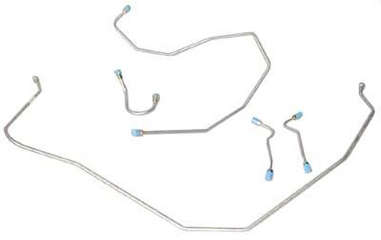 FBL006S 1956-1957 Chevrolet Full-Size Front Brake Line Set [Stainless Steel]