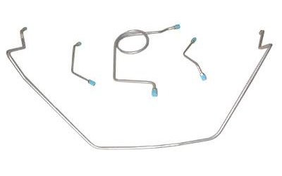 FBL400S 1958 Chevrolet Full-Size Front Brake Line Set [Stainless Steel]