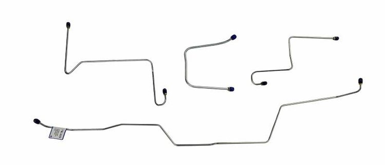 FBL609S 1966 Full-Size Ford Front Brake Line Set [Stainless Steel]
