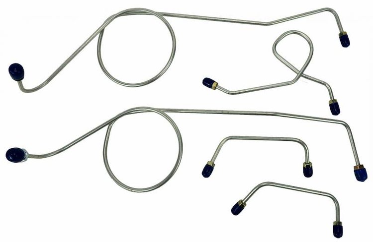 FBL614S 1968-1971 Bronco Front Brake Line Set [Stainless Steel]