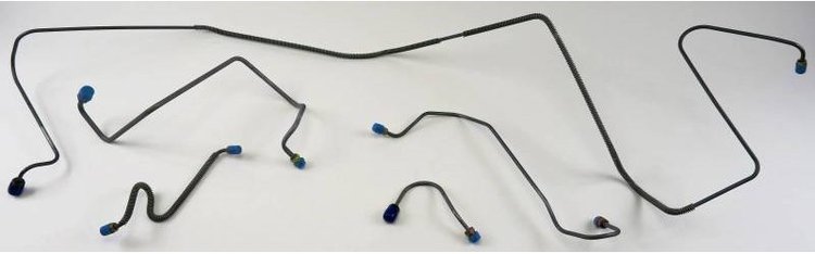 FBL709S 1967 Chevrolet Chevelle Front Brake Line Set [Stainless Steel]