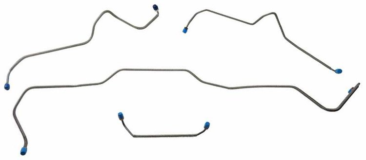 FBL721 1971-1972 Chevrolet Chevelle Front Brake Line Set