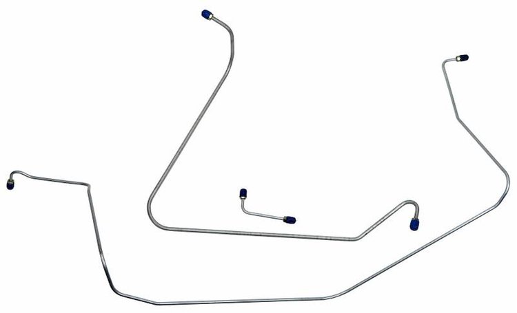 FBL902S 1963-1964 Chevrolet Corvette Front Brake Line Set [Stainless Steel]