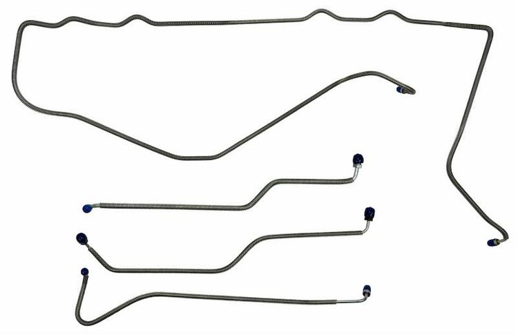 FBL916 1974 Chevrolet Corvette Front Brake Line Set