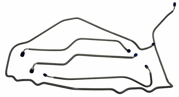 FBL918 1975 & 1976-1982 Chevrolet Corvette Front Brake Line Set