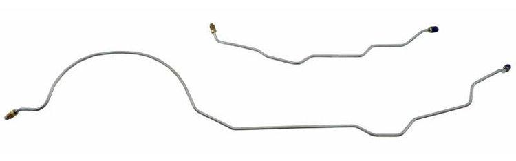 FHB602S 1966-67 Falcon Rear End Housing Brake Lines [Stainless Steel]