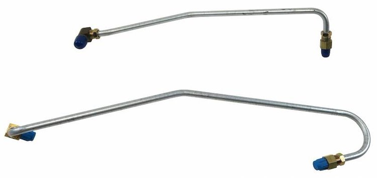 GLK009S 1957 Chevrolet Full-Size Gas Lines (Pump-To-Carb), Stainless Steel