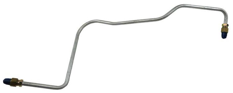 GLK017S 1956-1957 Chevrolet Full-Size Gas Line (Pump-To-Carb), Stainless Steel