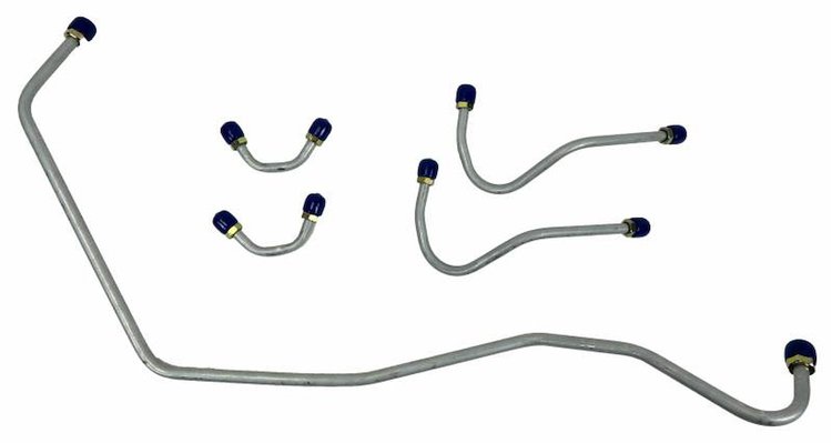 GLK223S 1969 Chevrolet Camaro Gas Lines (Pump-To-Carb), Stainless Steel