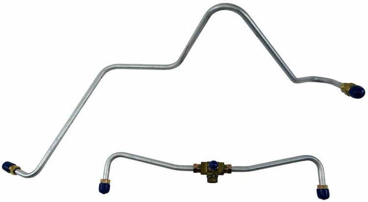 GLK403S 1959-1961 Chevrolet Full-Size Gas Lines (Pump-To-Carb), Stainless Steel