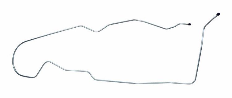 GLL005S 1955-1957 Chevrolet Convertible Long Gas Lines (Pump-To-Tank) [Stainless Steel]