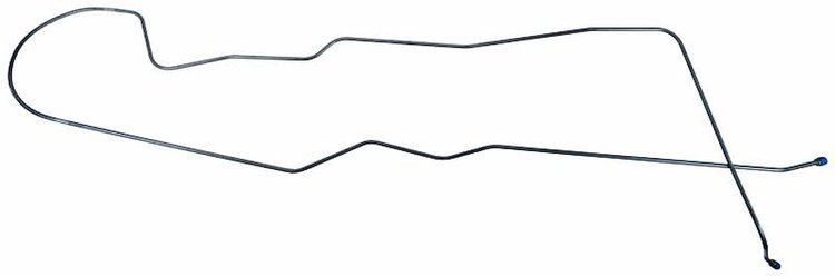 GLL008S 1955-1957 Chevrolet Convertible Long Gas Lines (Pump-To-Tank) [Stainless Steel]