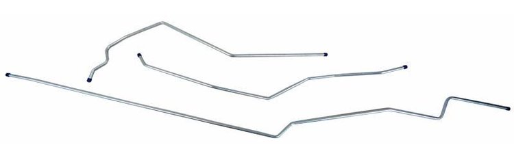 GLL401S 1962-1964 Chevrolet Full-Size Long Gas Lines (Pump-To-Tank) [Stainless Steel]