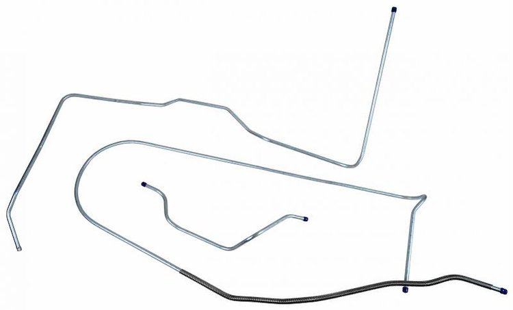 GLL402 1958 Chevrolet Full-Size Long Gas Lines (Pump-To-Tank)