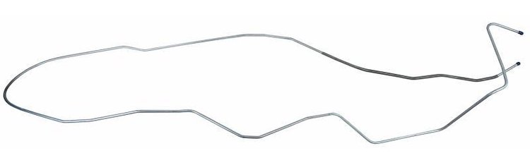 GLL406S 1967-1968 Chevrolet Full-Size Long Gas Lines (Pump-To-Tank) [Stainless Steel]