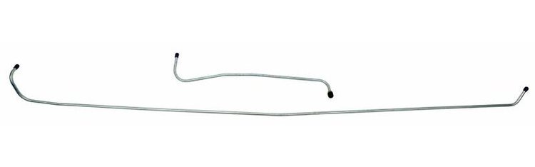 GLL412S 1960-62 Chevrolet C10 Pickup Truck Long Gas Lines (Pump-To-Tank) [Stainless Steel]