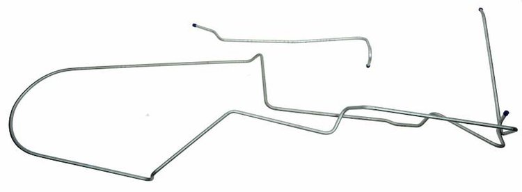 GLL611S 1969 Full-Size Ford Fuel Tank To Pump Line, 5/16 in. [Stainless Steel]