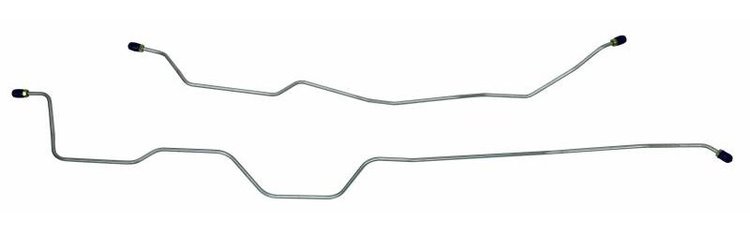 HBL402S 1965-1969 Chevrolet Full-Size Rear End Housing Brake Line [Stainless Steel]