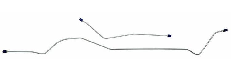 HBL408S 1960-63 Chevrolet C10 Pickup Truck Rear End Housing Brake Line [Stainless Steel]