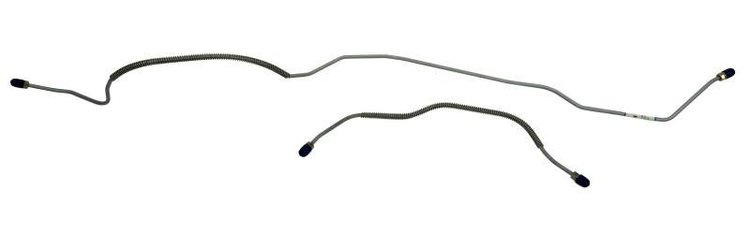 HBL601S 1957 Full-Size Ford Rear Axle Brake Line Set [Stainless Steel]