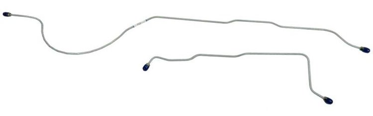 HBL606S 1959 Full-Size Ford Rear Axle Brake Line Set [Stainless Steel]
