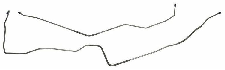 LBL221 1967 Chevrolet Camaro Brake Lines (Front To Rear)
