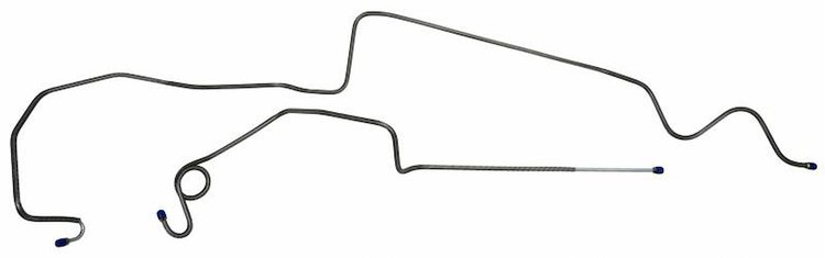 LBL227 1969 Chevrolet Camaro Brake Lines (Front To Rear)