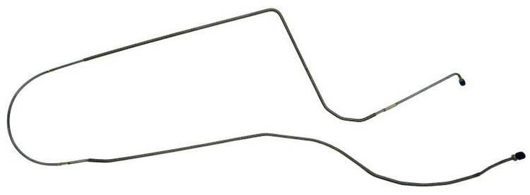 LBL404S 1969 Chevrolet Full-Size Brake Lines (Front To Rear) [Stainless Steel]