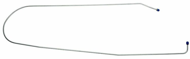 LBL410S 1967-72 Chevrolet Truck Brake Lines (Front To Rear) [Stainless Steel]