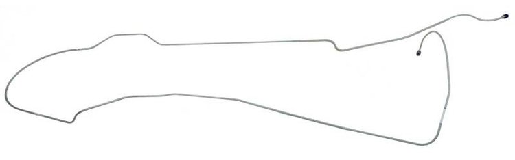 LBL604S 1959 Full-Size Ford Front To Rear Brake Line [Stainless Steel]