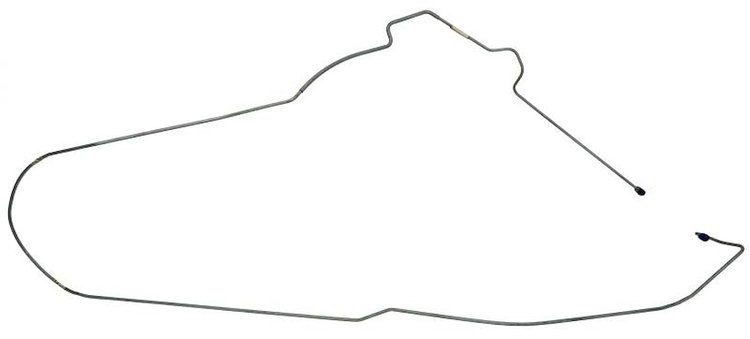 LBL606S 1966 Full-Size Ford Front To Rear Brake Line [Stainless Steel]